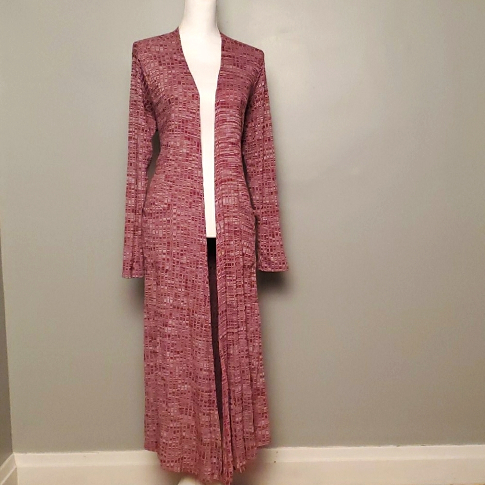LuLaRoe XL Maroon Sarah cardigan